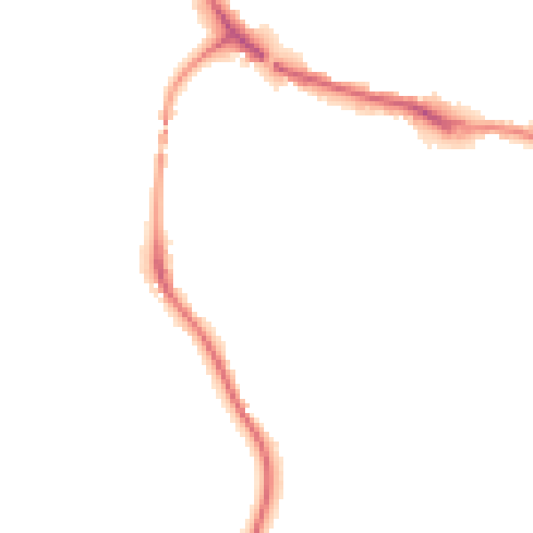 Night-time road noise heatmap for TQ9 5DG