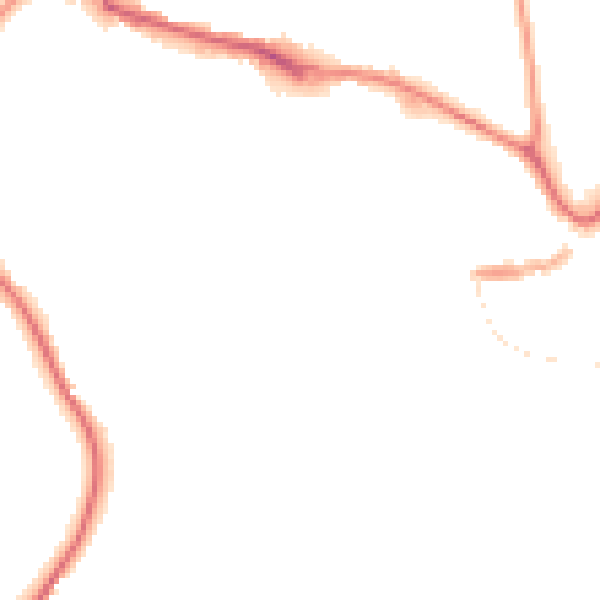 Night-time road noise heatmap for TQ9 5DN