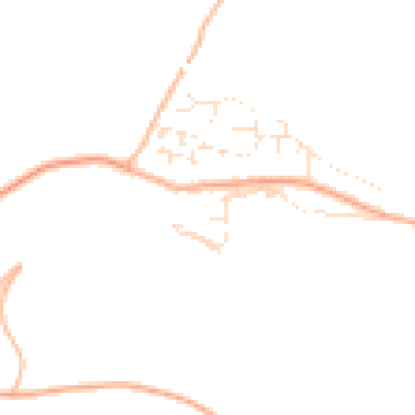 Daytime road noise heatmap for TQ9 5DQ