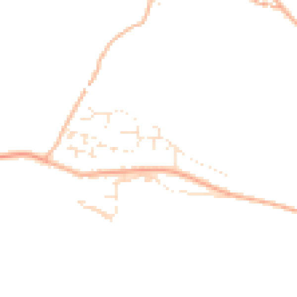 Daytime road noise heatmap for TQ9 5FG