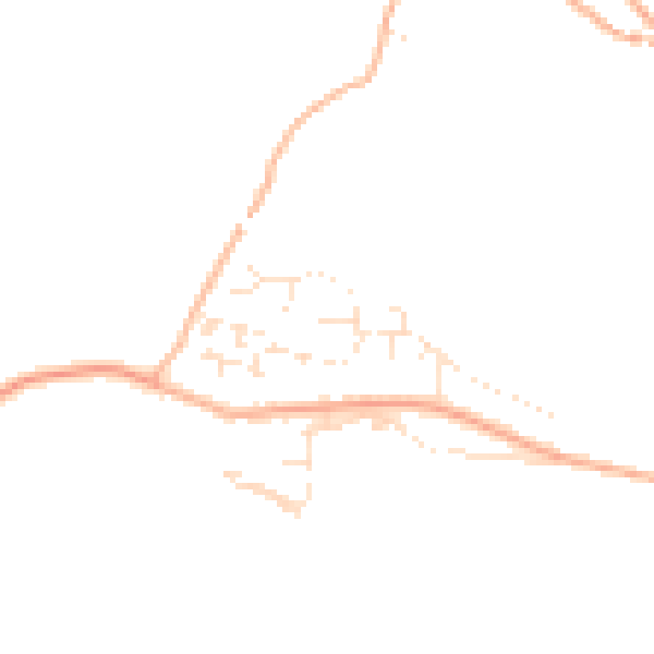 Daytime road noise heatmap for TQ9 5FH