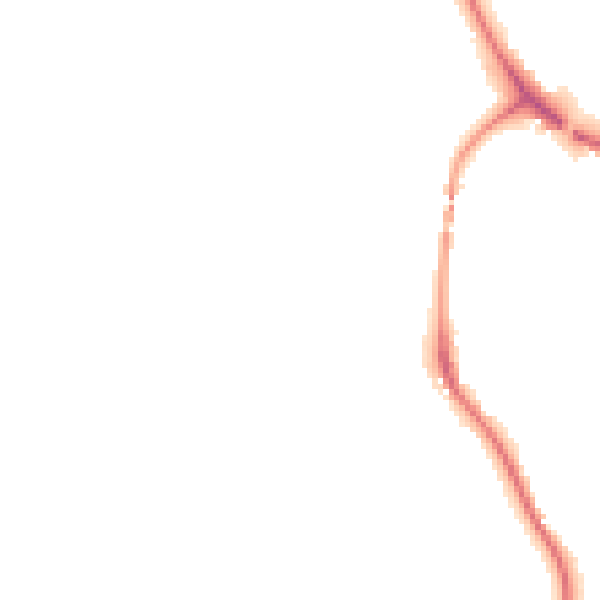 Night-time road noise heatmap for TQ9 5GB