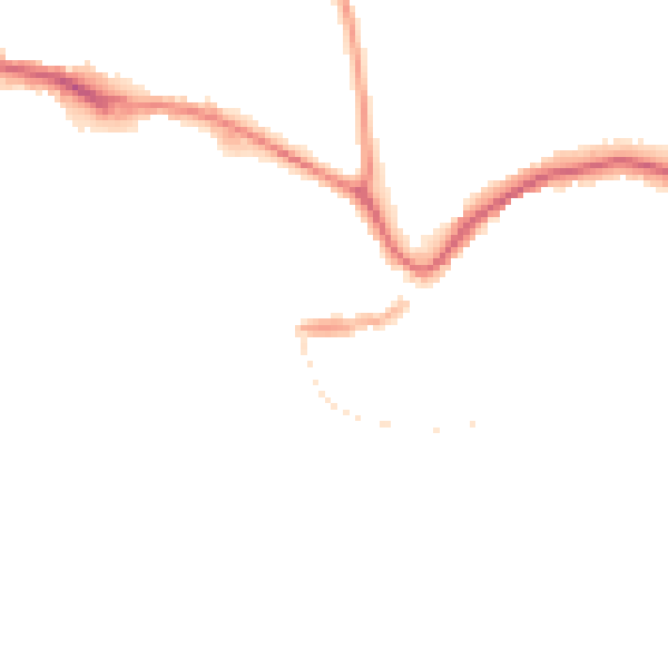 Night-time road noise heatmap for TQ9 5GR