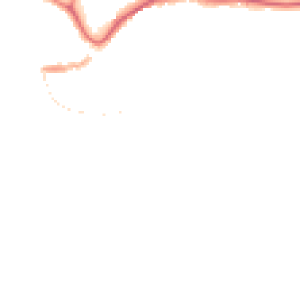 Night-time road noise heatmap for TQ9 5GW
