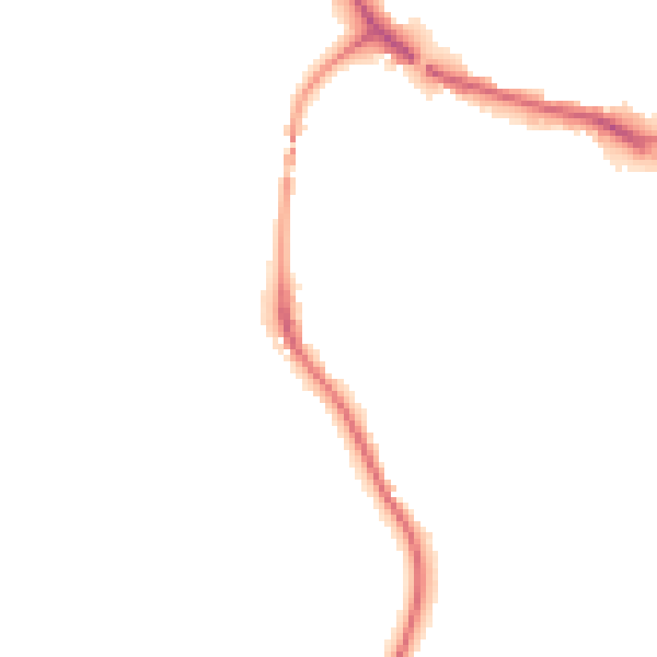 Night-time road noise heatmap for TQ9 5PH