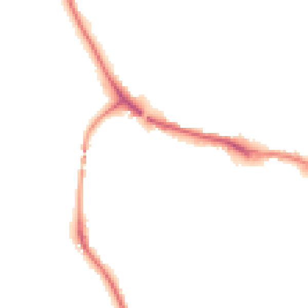 Night-time road noise heatmap for TQ9 5QA