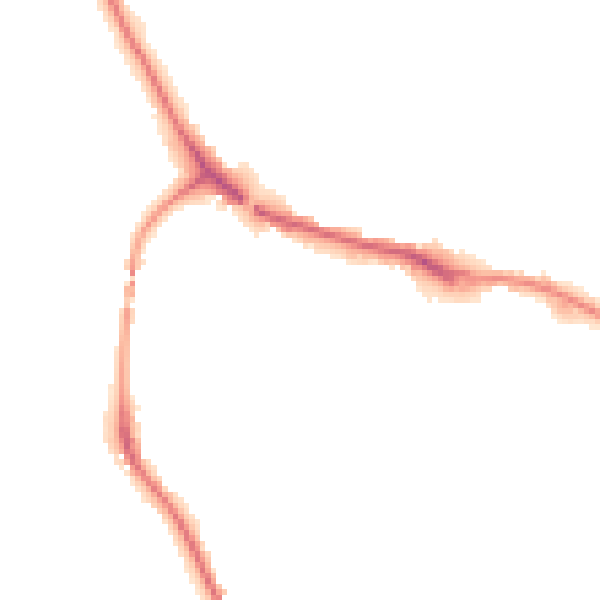 Night-time road noise heatmap for TQ9 5QB