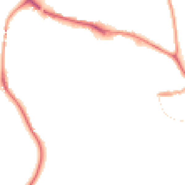Night-time road noise heatmap for TQ9 5TS