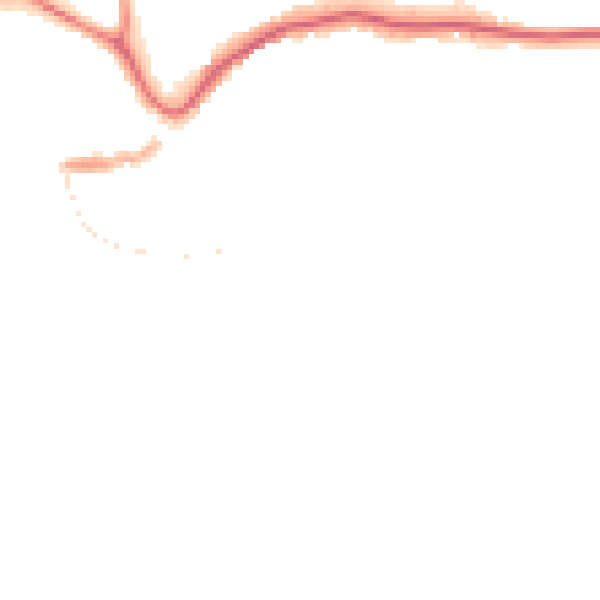 Night-time road noise heatmap for TQ9 5UU