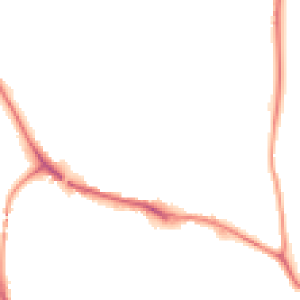 Night-time road noise heatmap for TQ9 5XW