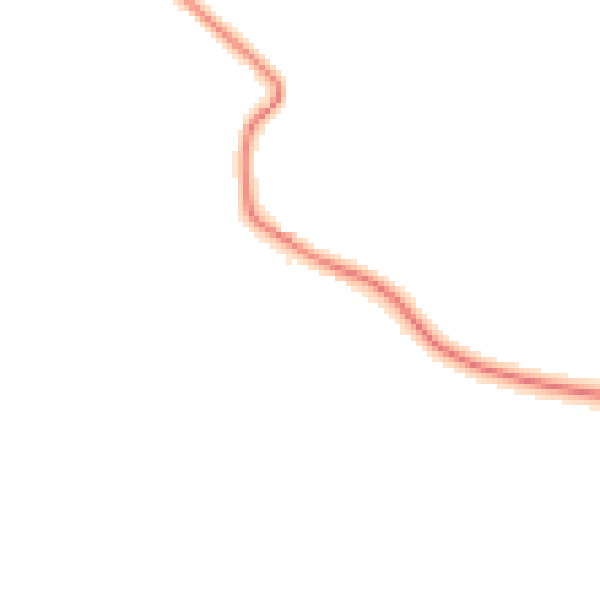 Night-time road noise heatmap for TQ9 6AB