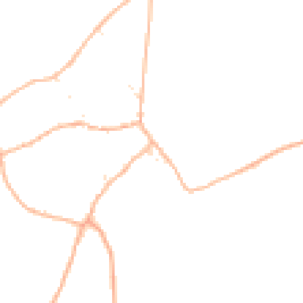 Daytime road noise heatmap for TQ9 6DD