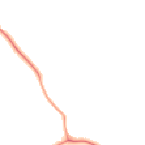 Night-time road noise heatmap for TQ9 6EA