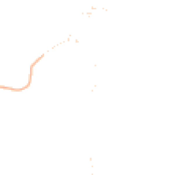 Daytime road noise heatmap for TQ9 6EN
