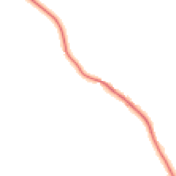Night-time road noise heatmap for TQ9 6EX