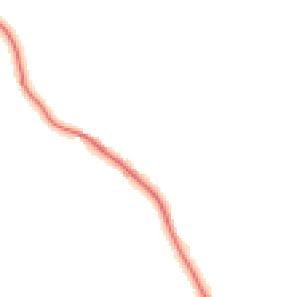 Night-time road noise heatmap for TQ9 6FL