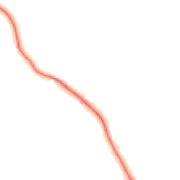 Night-time road noise heatmap for TQ9 6FP