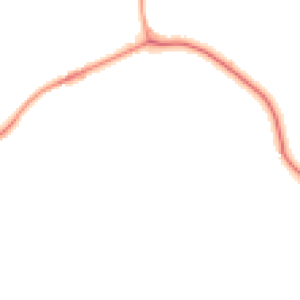 Night-time road noise heatmap for TQ9 6GA