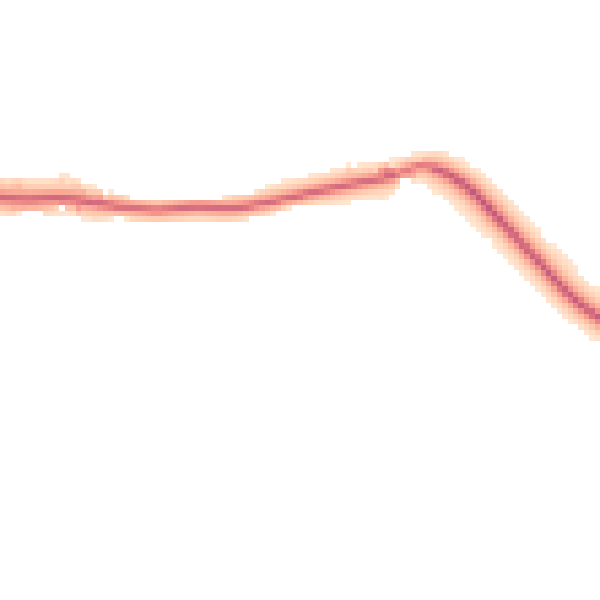 Night-time road noise heatmap for TQ9 6GR