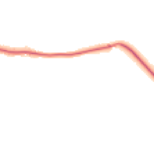 Night-time road noise heatmap for TQ9 6GS