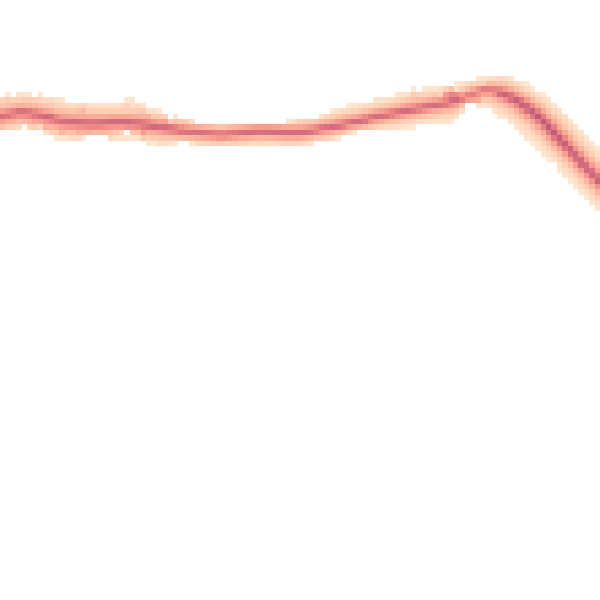 Night-time road noise heatmap for TQ9 6GU