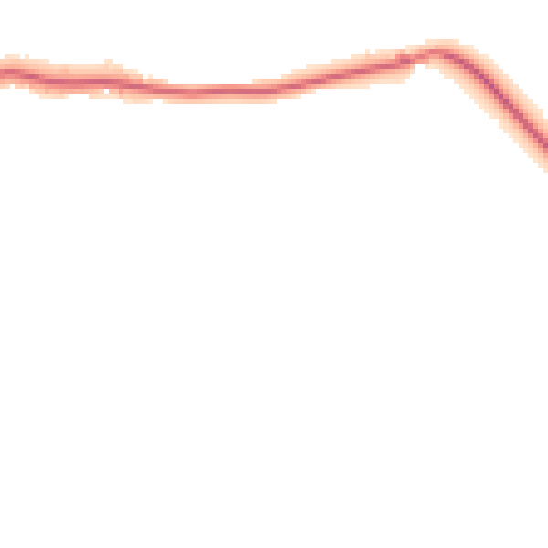 Night-time road noise heatmap for TQ9 6GW