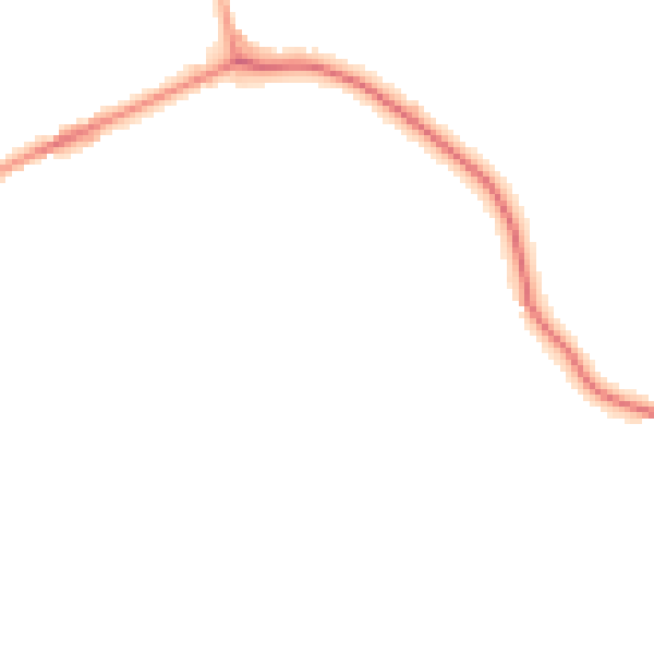 Night-time road noise heatmap for TQ9 6HB