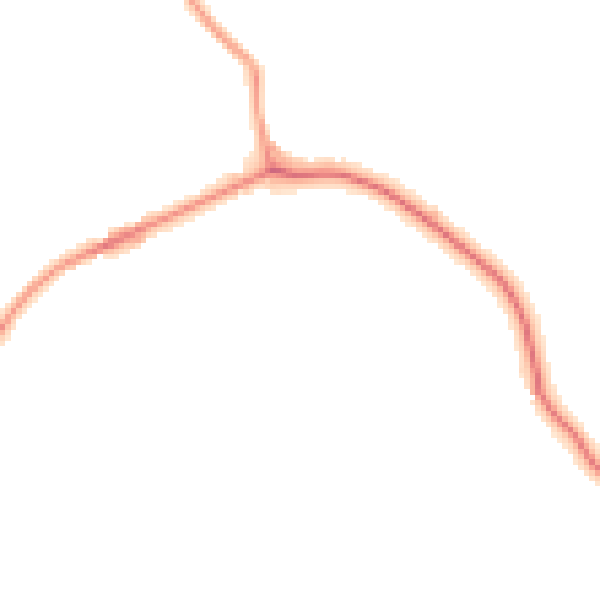 Night-time road noise heatmap for TQ9 6HQ