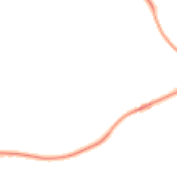Night-time road noise heatmap for TQ9 6JJ