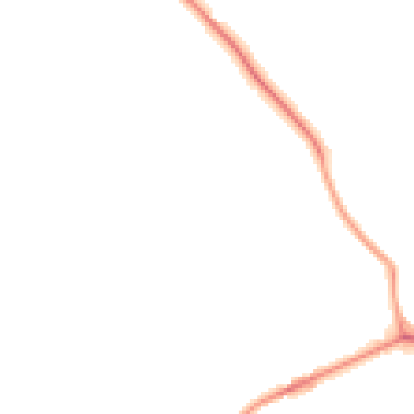 Night-time road noise heatmap for TQ9 6JR