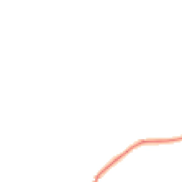 Night-time road noise heatmap for TQ9 6LX
