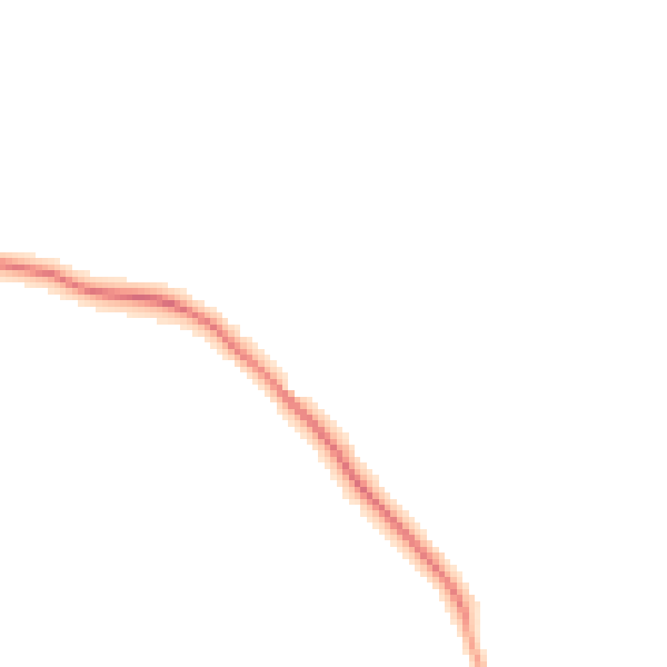 Night-time road noise heatmap for TQ9 6NT