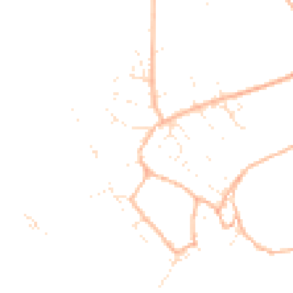 Daytime road noise heatmap for TQ9 6SN