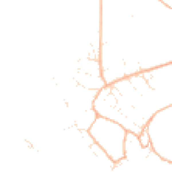 Daytime road noise heatmap for TQ9 6SR
