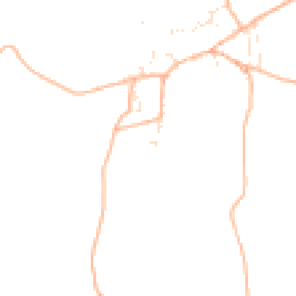 Daytime road noise heatmap for TQ9 7AX