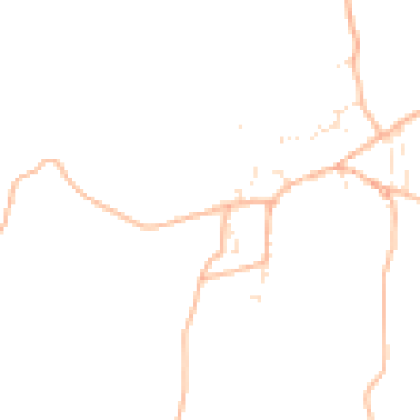 Daytime road noise heatmap for TQ9 7BD