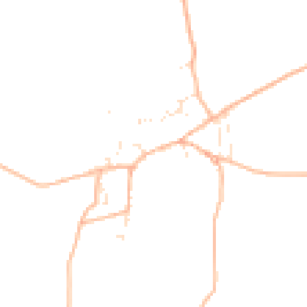 Daytime road noise heatmap for TQ9 7BG