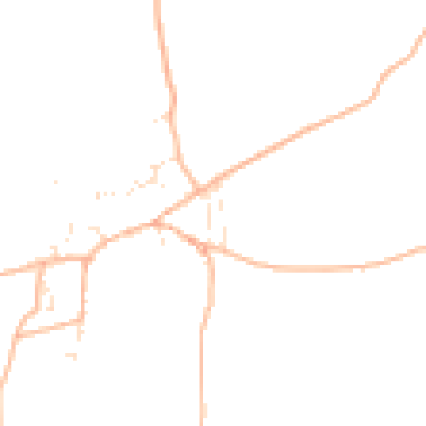 Daytime road noise heatmap for TQ9 7BX
