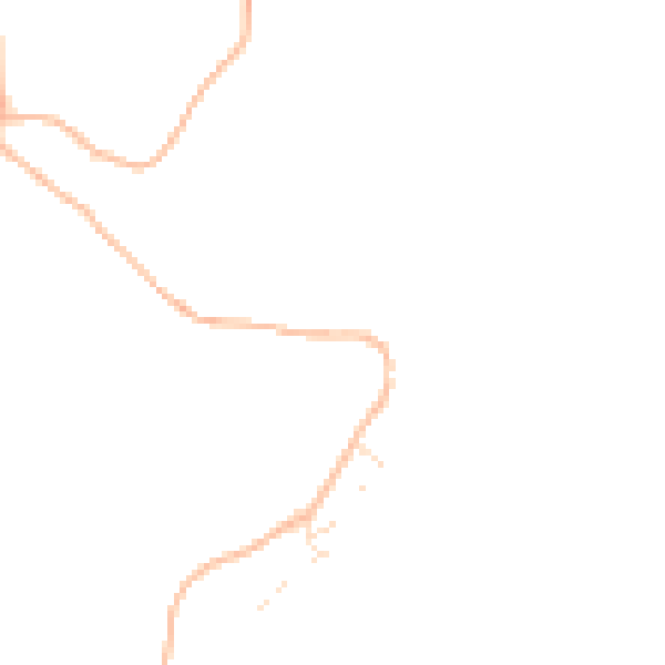 Daytime road noise heatmap for TQ9 7EQ