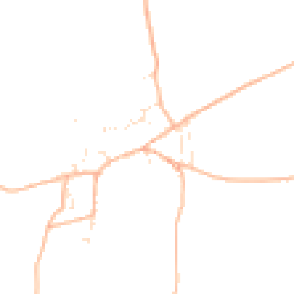 Daytime road noise heatmap for TQ9 7FJ