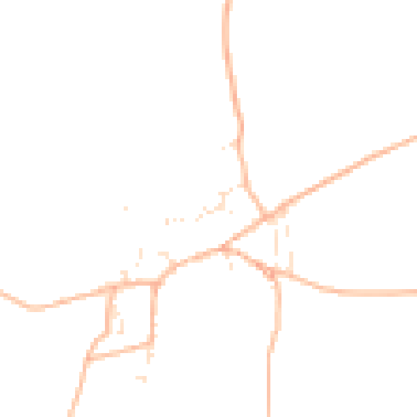 Daytime road noise heatmap for TQ9 7FN