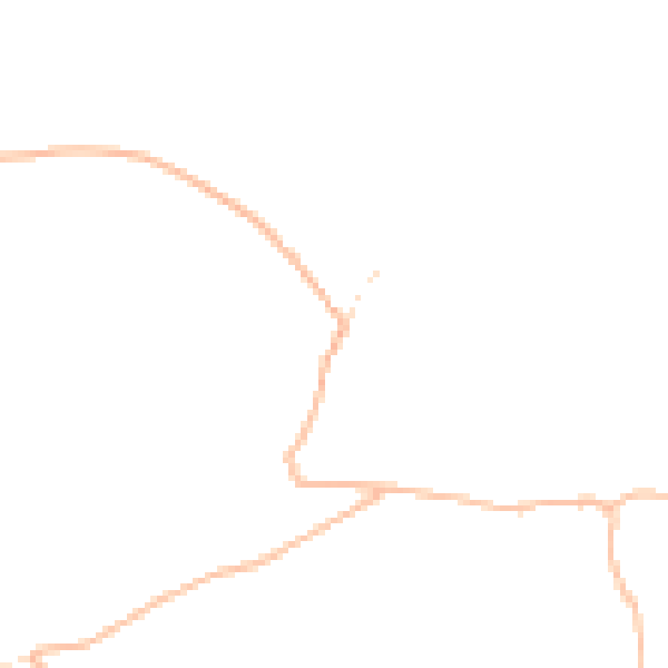 Daytime road noise heatmap for TQ9 7HQ