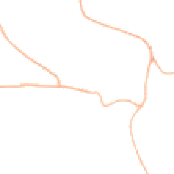 Daytime road noise heatmap for TQ9 7NL