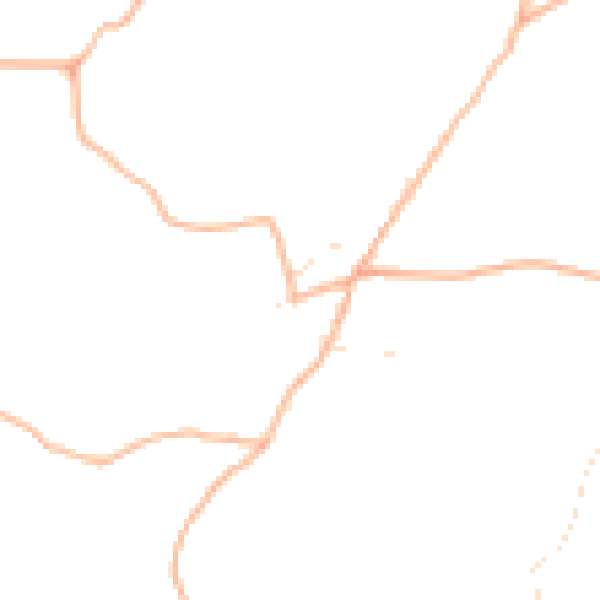 Daytime road noise heatmap for TQ9 7NY