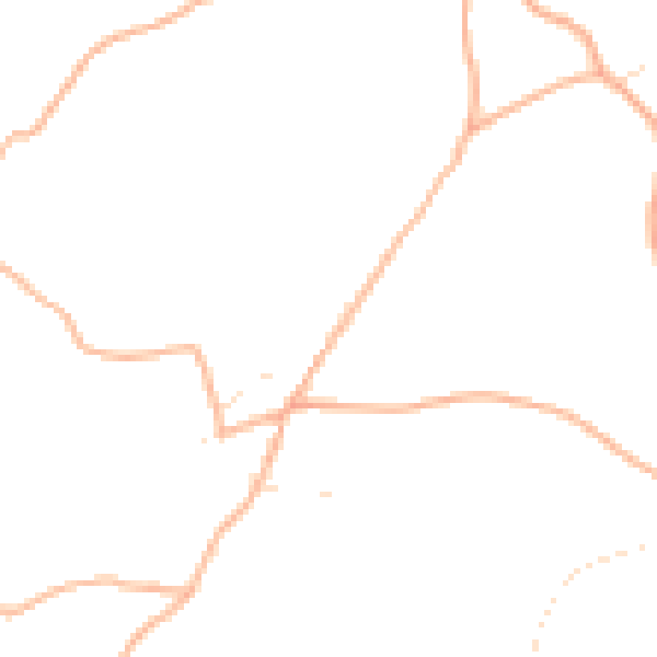 Daytime road noise heatmap for TQ9 7NZ