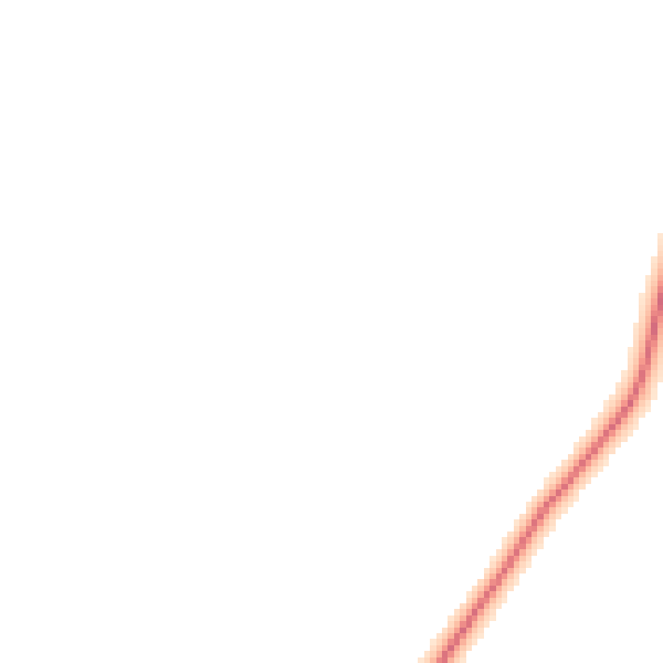 Night-time road noise heatmap for TQ9 7PP