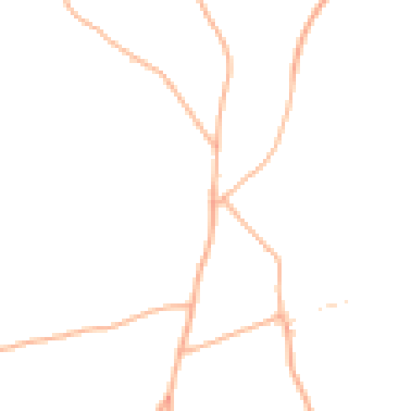 Daytime road noise heatmap for TQ9 7RH