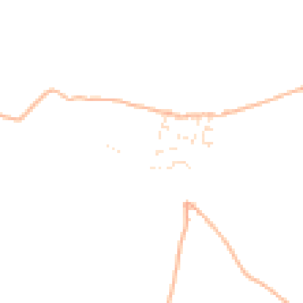 Daytime road noise heatmap for TQ9 7RR