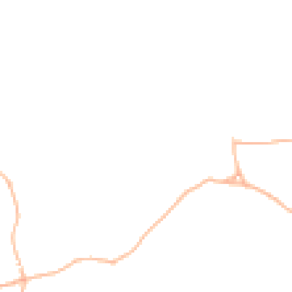 Daytime road noise heatmap for TQ9 7SP