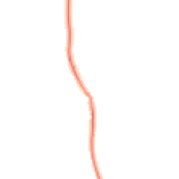 Night-time road noise heatmap for TQ9 7TB